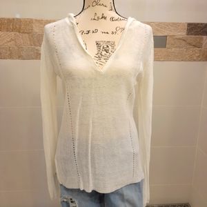 Eddie Bauer hooded lightweight sweater.